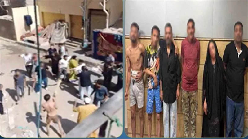 ضبط 5 أشخاص في مشاجرة بالأسلحة البيضاء والعصي بسبب خلافات مالية بالمقطم