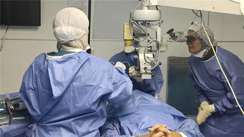 مستشفى عيون دمياط تنجح في إنقاذ عين مصاب بعد إصابة خطيرة بالشظايا