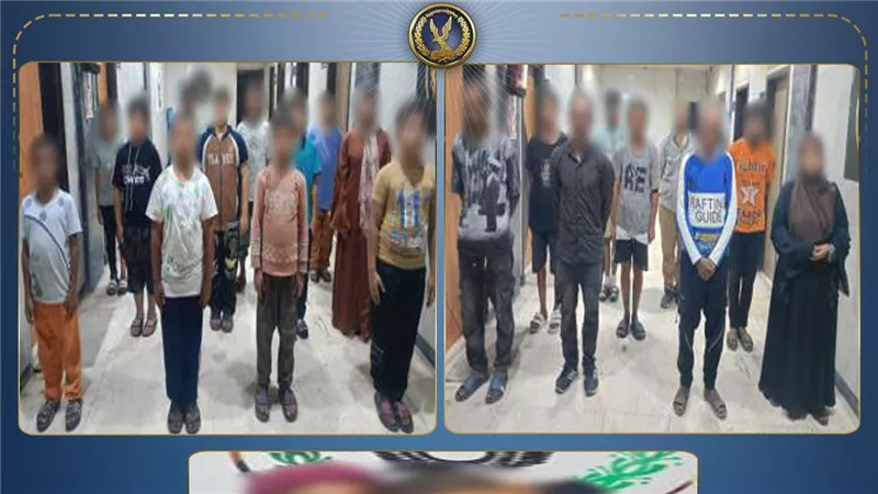 ألقت النيابة العامة القبض على 10 متهمين في قضية إستغلال الأطفال الأحداث