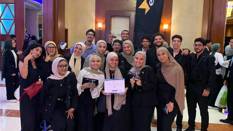 فريق بجامعة حلوان التكنولوجية يحقق 3 مراكز متقدمة في مسابقة Enactus Egypt