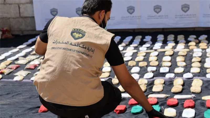 سوريا محاولة تهريب شحنة كبيرة من المخدرات ‏إلى ‏الأردن