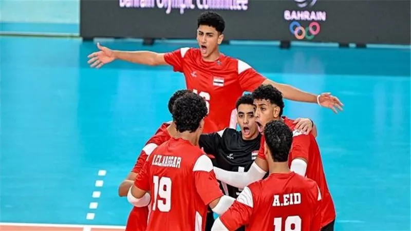 منتخب الناشئين يفوز على السعودية في البطولة العربية للكرة الطائرة
