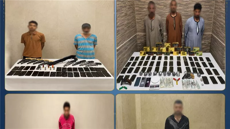 مصرع 4 عناصر شديدة الخطورة وضبط نصف طن مخدرات و121 سلاحًا ناريًا