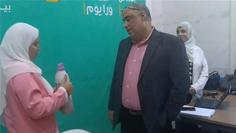  وكيل المديرية بصحة المنوفية يفاجئ وحدة 