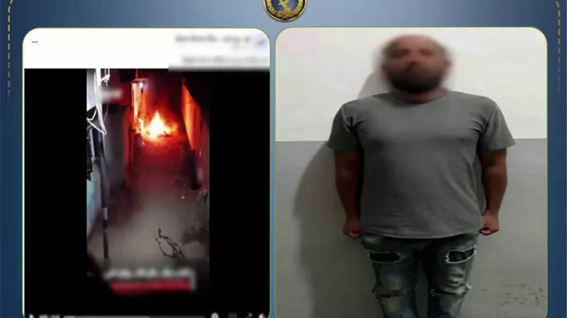 القبض على عاطل أشعل النيران في متعلقات والدته بالمنوفية