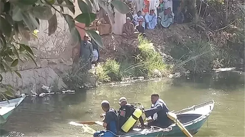 انتشال 3 جثامين وإنقاذ رابع في حالة حرجة.. تفاصيل حادث غرق مأساوي بالأقصر