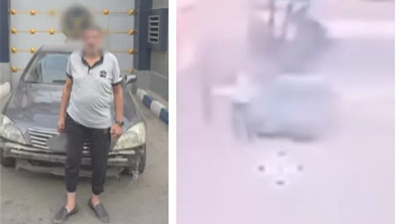 قيام قائد سيارة ملاكي بالاصطدام عمدا بأحد الأشخاص أثناء سيره