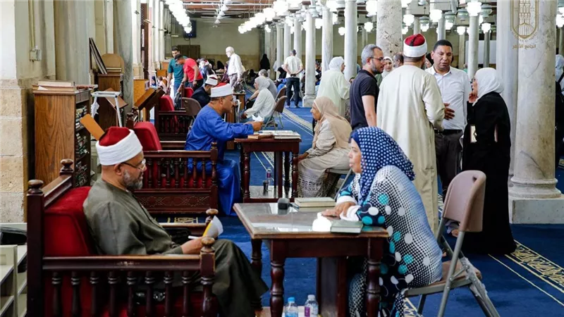 انطلاق اختبارات القرآن الكريم بالجامع الأزهر بمشاركة 2400 دارس