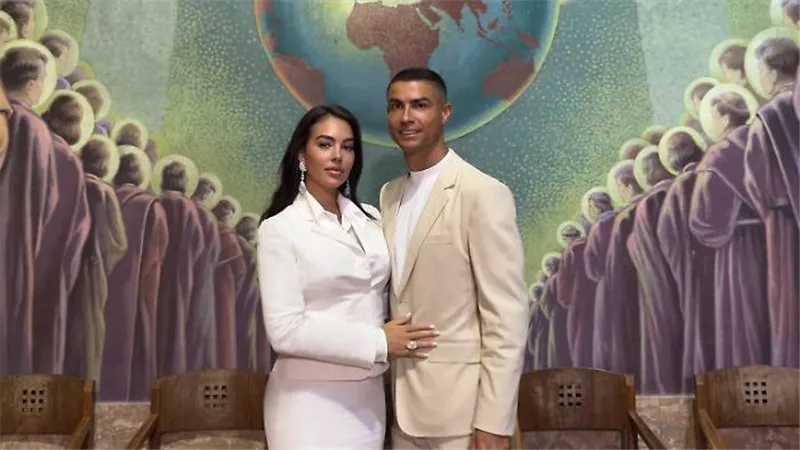 كواليس زفاف كرستيانو وجورجينا السري.. تلميح بالاعتزال وصور لأول مرة للعروسين