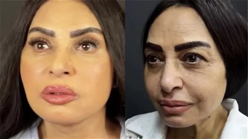 سلوى خطاب تخضع لعملية شد في الوجه |صورة            