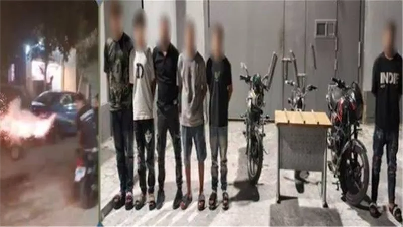 بعد تداول فيديو.. ضبط 6 أشخاص في واقعة ألعاب نارية أمام منزل بالجيزة