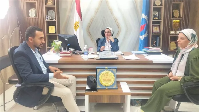مدير رياضة السويس تبحث مع رئيس كيان «سند شباب الدلتا» خطة العمل المقبلة 