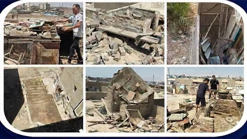 حملة موسعة بحي الأربعين لإزالة الإشغالات والعشش بمدينة مستقبل حودة بالسويس