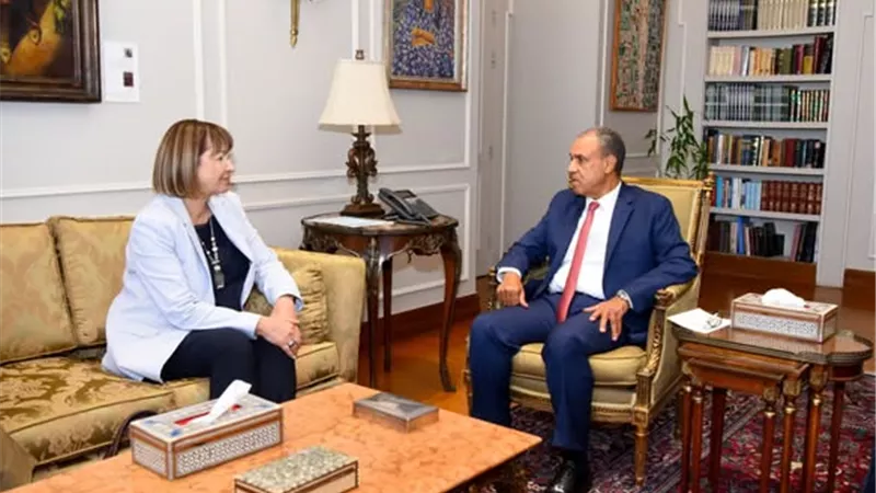 وزير الخارجية يودع منسقة الأمم المتحدة.. إشادة بالدور المصري في تهدئة المنطقة