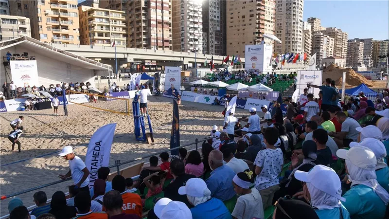 الجزائر والمغرب يشيدان بتنظيم بطولة أفريقيا للكرة الطائرة الشاطئية بالإسكندرية