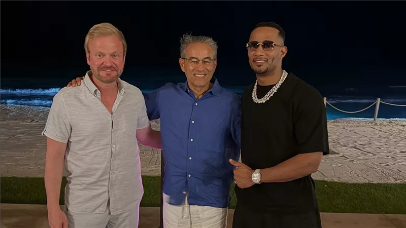صاحب مراسي .. محمد رمضان ينشر كواليس مقابلته مع محمد العبار |فيديو وصور