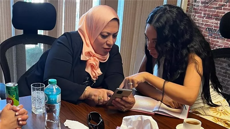 مع دكتورة دعاء الحقيقية.. سلمى أبو ضيف تشكر صاحبة فكرة مسلسل بنج كلي