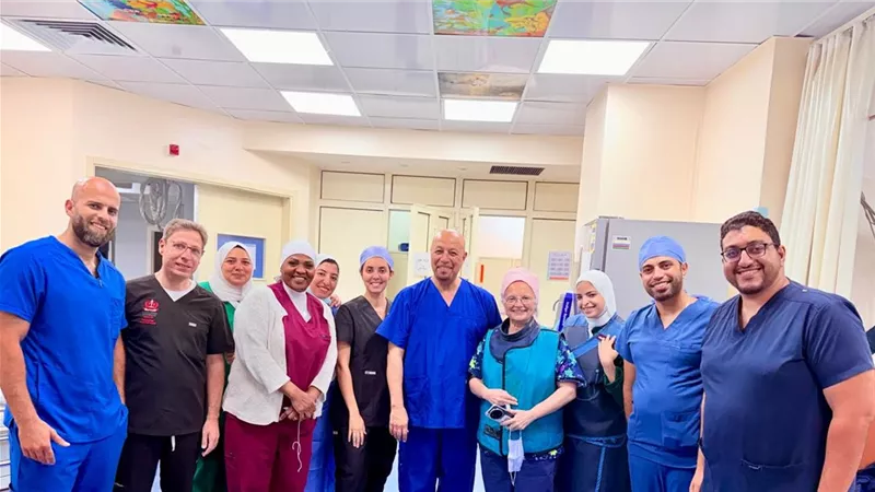  فريق طبي بـ أبو الريش الياباني ينقذ طفلة سودانية بسحب خثرة قلبية  