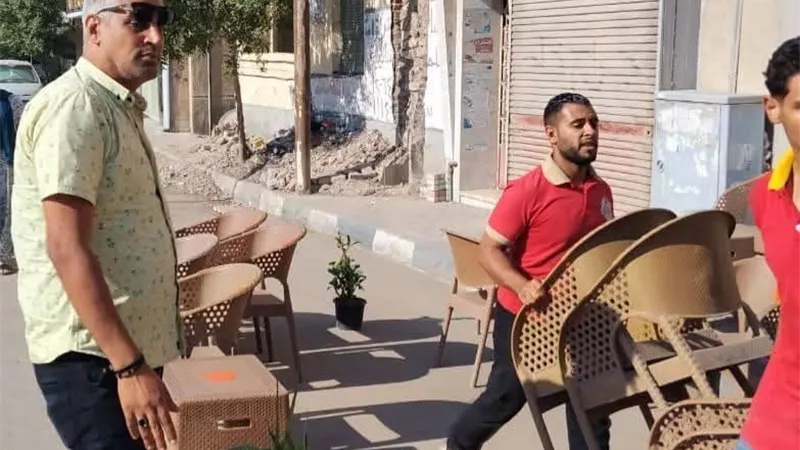 رفع 180 مخالفة من شوارع كفر الدوار بالبحيرة لتحقيق السيولة المرورية