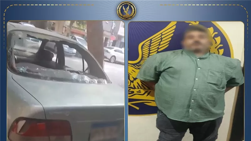 سقوط المتهم بإتلاف سيارة جاره بالقليوبية بعد خلافات على القمامة