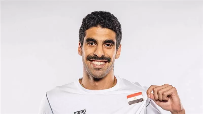 عبد الرحمن سامح يحصد ذهبية 50 متر فراشة في البحر المتوسط 2026