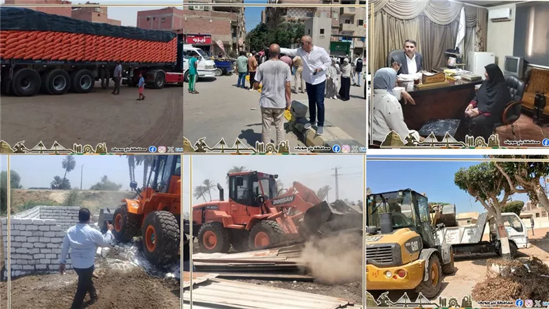 تسليم 100 طن أسمدة زراعية لجمعيتي صفط العرفا والجفادون بمركز الفشن ببني سويف