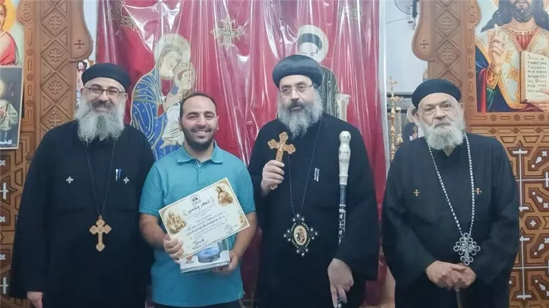 إيبارشيتا حلوان والمنصورة تشهدان سيامة شمامسة وتكريم خريجين في عيد العذراء