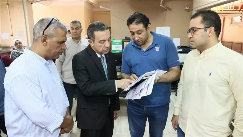 محافظ المنوفية يتفقد المركز التكنولوجي بشبين الكوم لمتابعة انتظام سير العمل