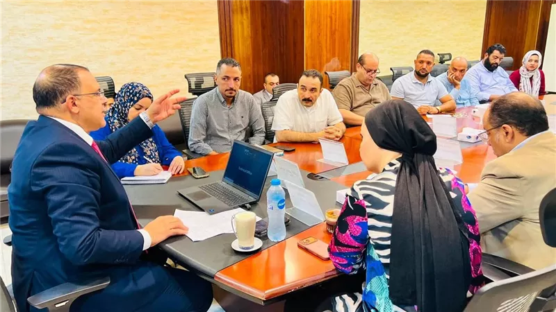  الرعاية الصحية ببورسعيد يواصل تطبيق «العمل عن بُعد» واجتماع غرفة الطوارئ 