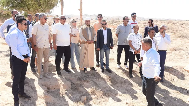 وزير السياحة والآثار يتفقد معبد الملك رمسيس الثاني في 
