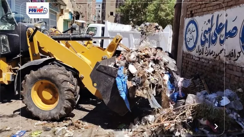 حملات موسعة لتحسين المظهر الحضاري ورفع الإشغالات بسنورس وأبشواي