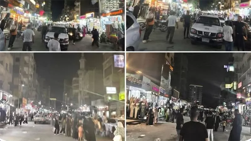 رفع الإشغالات وتعديات الأرصفة.. حملة مكبرة بحي الأربعين في السويس