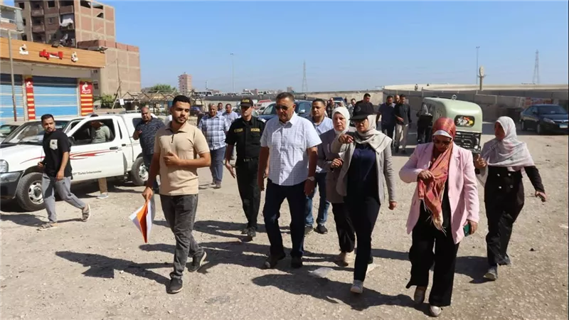 محافظ القليوبية يتابع أعمال تطوير محوري أحمد عرابي وبهتيم ورفع كفاءة النزلات