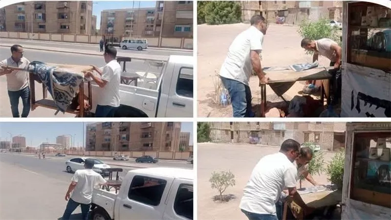 إزالة الإشغالات.. حملة مكبرة بحي فيصل بالسويس لرفع التعديات وإعادة الانضباط