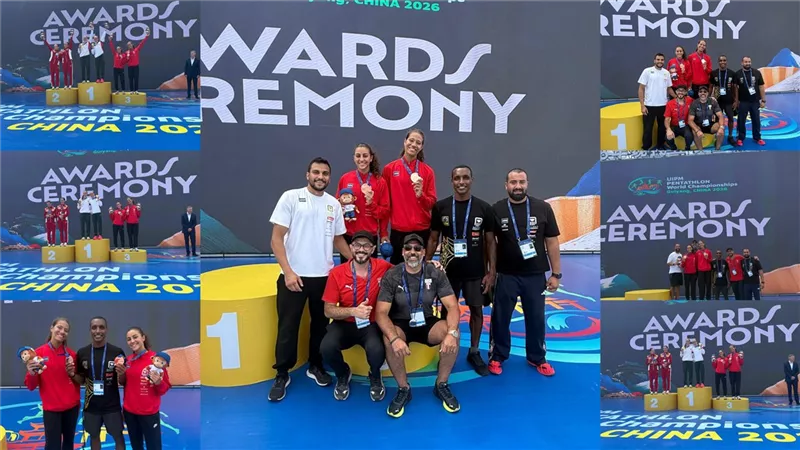 منتخب مصر الخماسي الحديث يفتتح بطولة العالم للكبار ببرونزية تتابع السيدات |صور