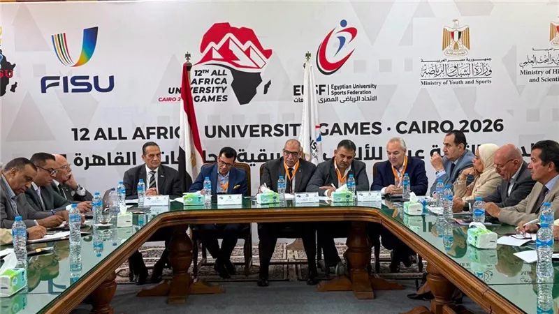اللجنة العليا لدورة الألعاب الإفريقية للجامعات تتابع آخر الاستعدادات