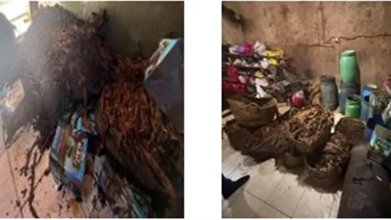 ضبط مصنع غير مرخص لإنتاج المعسل وبحوزته أكثر من 8 أطنان بدمياط