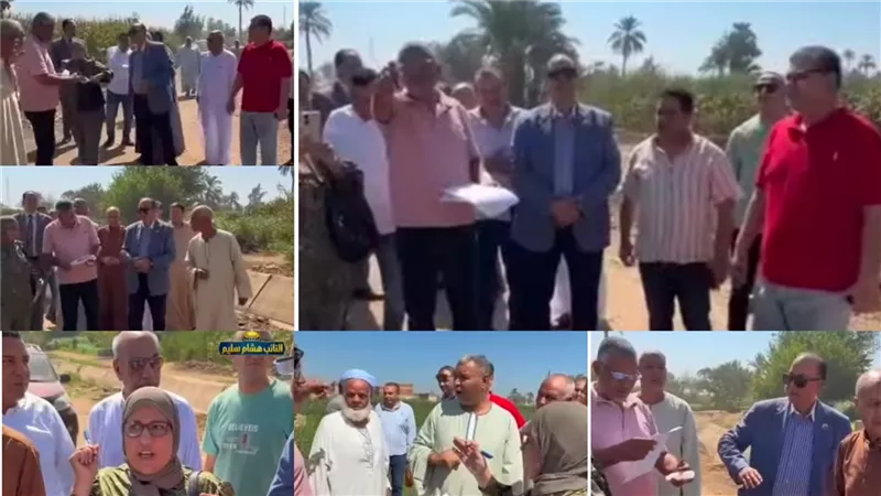 تحركات ميدانية لبرلمانى بنى سويف لإنشاء مجمع معاهد بقمبش بمركز ببا