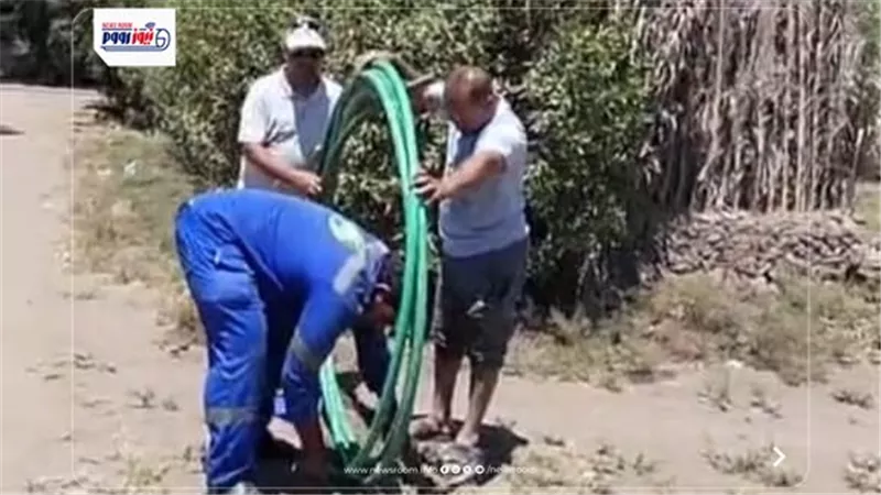 مياه الفيوم: رفع وإزالة كيلومتر طولى من المواسير المخالفة مستخدمة في ري الأرضى