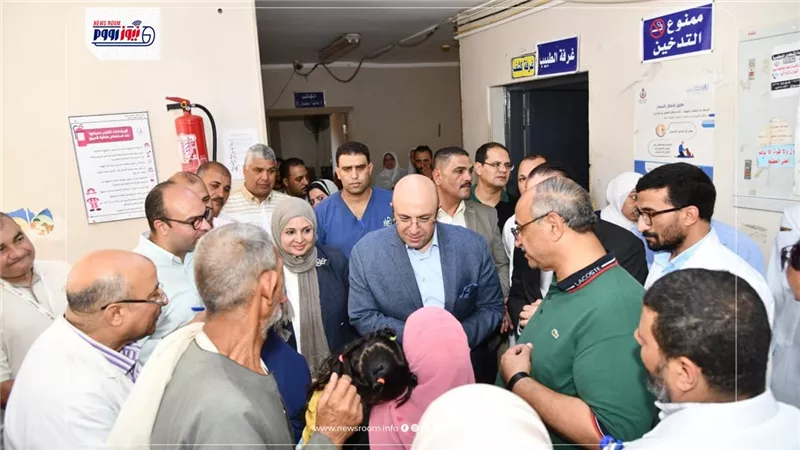 محافظ الفيوم يتفقد مستشفى أبشواي المركزي ويوجه بتحسين الخدمات الطبية للمرضى