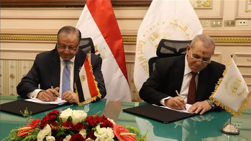 محكمة النقض و«الملكية الفكرية» يوقعان بروتوكول تعاون لتعزيز الحماية القانونية