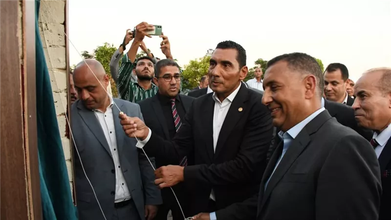 وزير الرياضة ومحافظ القليوبية يفتتحان عددًا من المنشآت الرياضية بنادي العبور