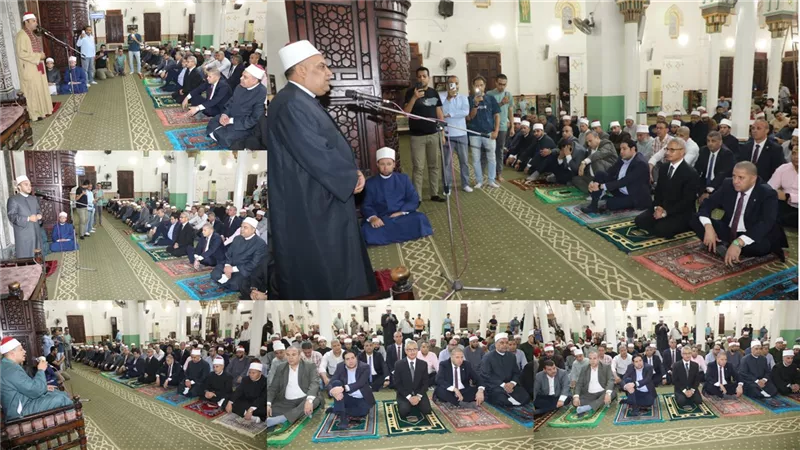 محافظ بني سويف يشهد احتفال الأوقاف بالمولد النبوي الشريف |صور 