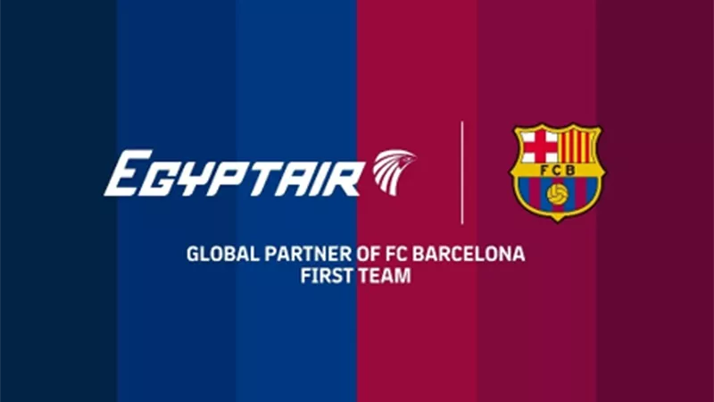 مصر للطيران ونادي برشلونة الإسباني يوقعان إتفاقية شراكة حتى موسم 2028/2029