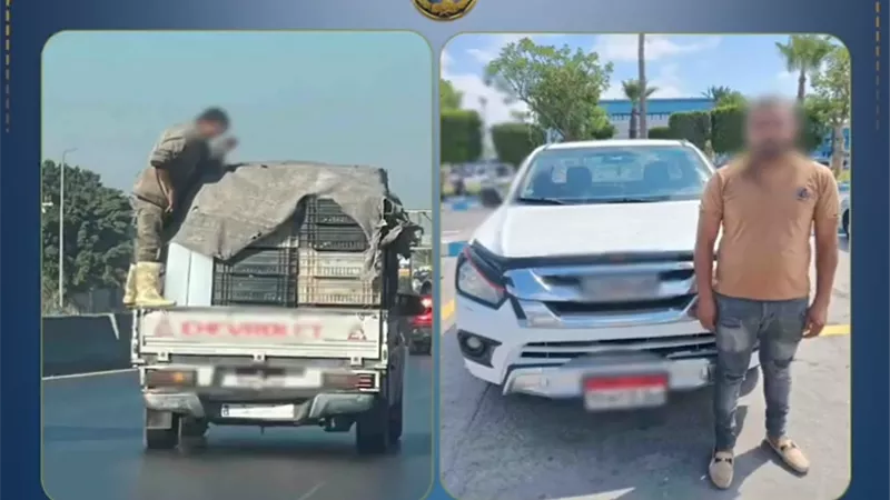 القبض على سائق ربع نقل عرض حياته والمواطنين للخطر بالإسكندرية