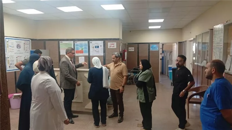 جولة مفاجئة لوكيل وزارة الصحة بالمنوفية في صدر شبين الكوم
