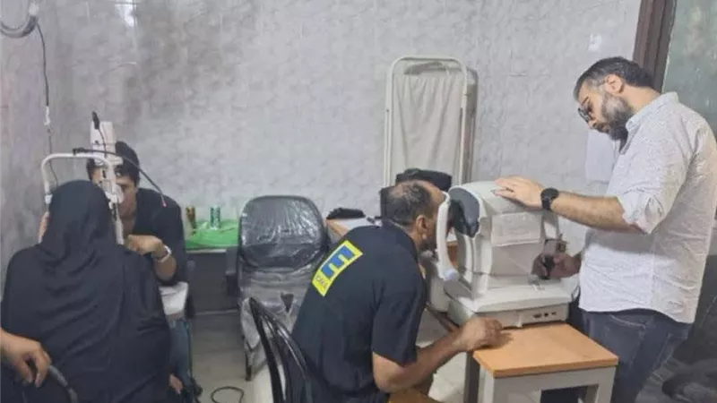 محافظ الجيزة يتابع تنفيذ قافلة الرمد المجانية بمستشفى أبو النمرس المركزي