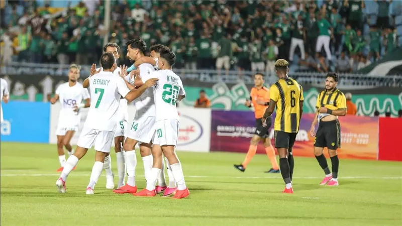 نتيجة وأهداف مباراة المقاولون العرب والمصري الشوط الثاني (2-3) بالدوري المصري