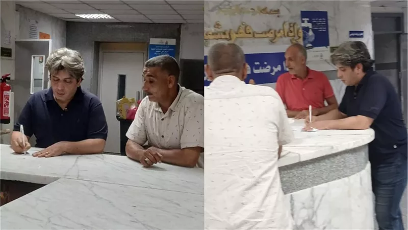 جولة 6 صباحا لمدير تأمين الصحي ببني سويف تسفر عن إحالة 25 طبيب وتمريض للتحقيق 