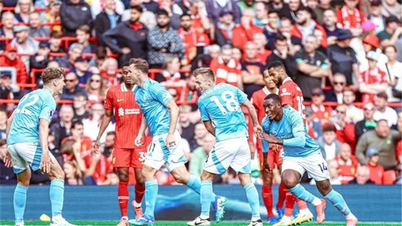 نتيجة وملخص وأهداف مباراة ليفربول ونوتينجهام فورست اليوم في الدوري الإنجليزي